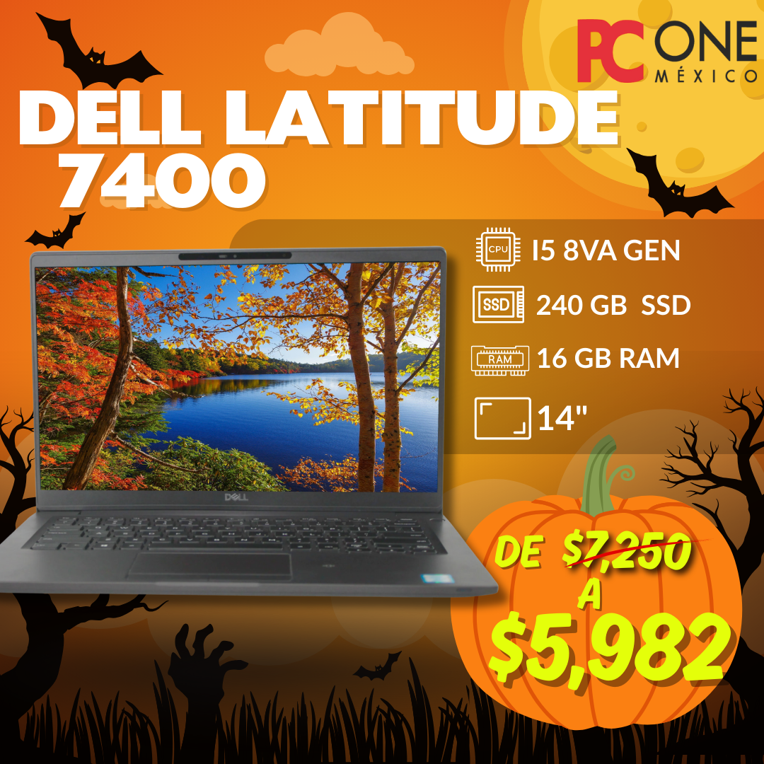 LAPTOP - DELL LATITUDE 7400 - i5 8va Gen. 8 GB RAM, 240 SSD, 14'' LAPTOP - DELL LATITUDE 7400 - i5 8va Gen. 8 GB RAM, 240 SSD, 14''