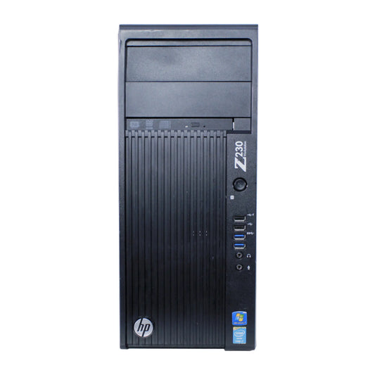 PC- HP WORKSTATION Z230 TORRE - Xeon 4ta Gen. - 16 GB RAM, 240 GB SSD, 1 TB HDD, 4GB VIDEO