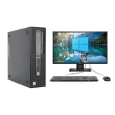PC- HP PRO DESK 600 G2 - i5 6ta Gen. 8 GB RAM, 128 GB SSD + 500 HDD, SFF *