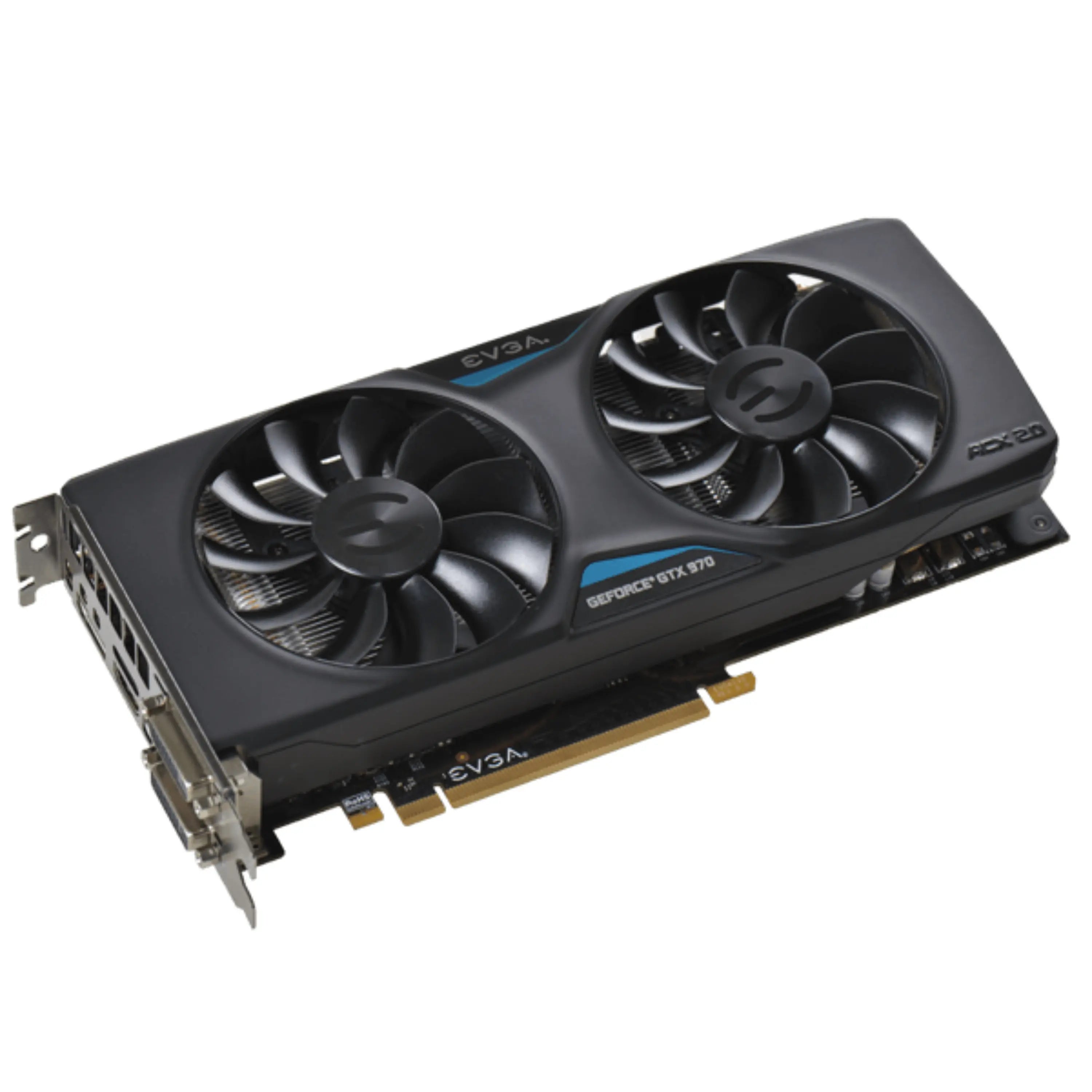 Tarjeta gráfica - EVGA GeForce GTX 970 ACX 2.0 | 4 GB GDDR5 | PCIe 3.0 16x | DVI, HDMI, Display Port - PC ONE MÉXICOEVGAAgregados Tarjeta gráfica - EVGA GeForce GTX 970 ACX 2.0 | 4 GB GDDR5 | PCIe 3.0 16x | DVI, HDMI, Display Port - PC ONE MÉXICOEVGAAgregados
