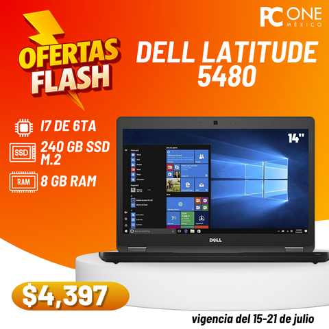 LAPTOP - DELL LATITUDE 5480 - i7 6ta Gen. 8 gb ram, 240 gb ssd, 14"