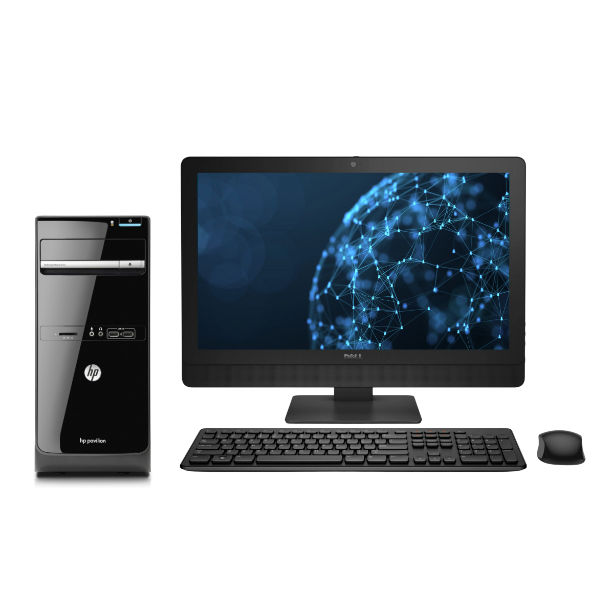 PC- HP PAVILION SERIES P6 - CORE AMD, 8 GB RAM, 240 GB SSD MT