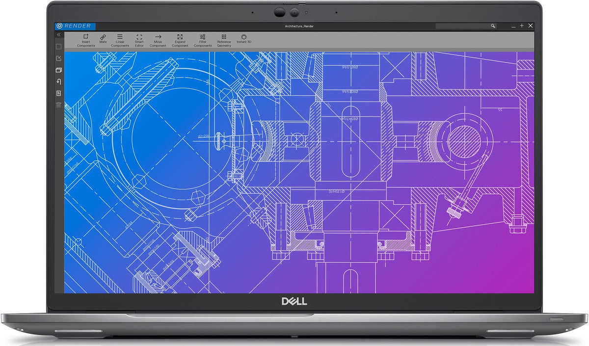 Laptop - Dell Precision 3570 - Core i5 12va Gen, 16 GB RAM, 256 GB SSD, 15.6" HD + GRAFICA 4 GB GDDR6