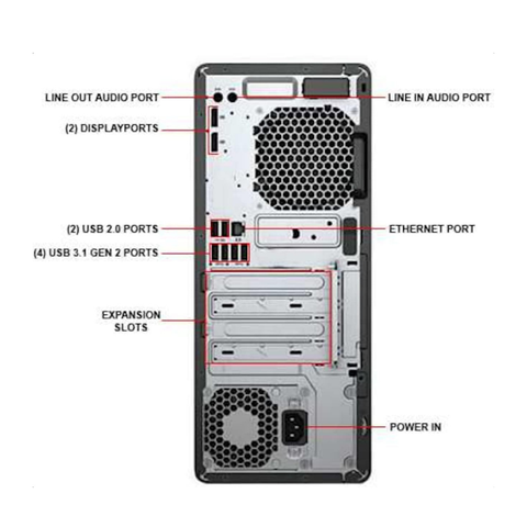 PC - HP Elitedesk 800 G4 Torre - Core i5 8va, 16 GB RAM, 240 GB SSD + 1 TB HDD, Windows 11