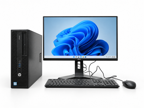 10 EQUIPOS - HP ELITEDESK 800 G2 SFF - CORE i5 6TA GEN, 8 GB RAM, 120 GB SSD + 500 GB HDD