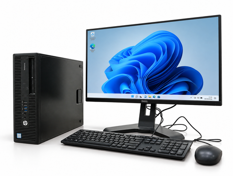 10 EQUIPOS - HP ELITEDESK 800 G2 SFF - CORE i5 6TA GEN, 8 GB RAM, 120 GB SSD + 500 GB HDD