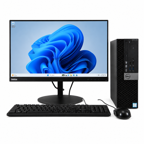 PC - DELL OPTIPLEX 5040 SFF - CORE i5 6TA GEN, 8 GB RAM, 120 GB SSD + 500 GB HDD
