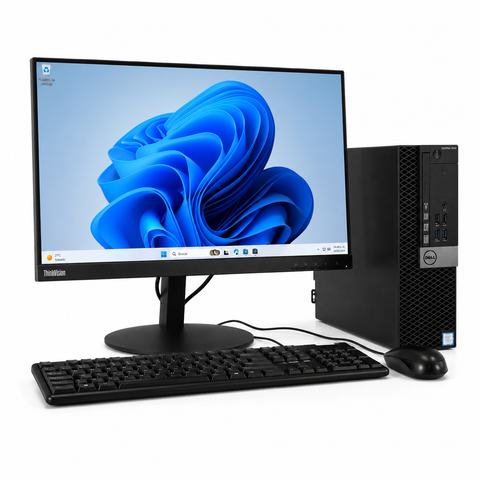 PC - DELL OPTIPLEX 5040 SFF - CORE i5 6TA GEN, 8 GB RAM, 120 GB SSD + 500 GB HDD