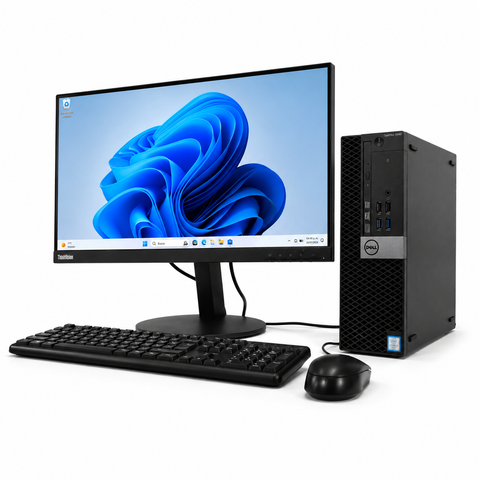 PC - DELL OPTIPLEX 5040 SFF - CORE i5 6TA GEN, 8 GB RAM, 120 GB SSD + 500 GB HDD