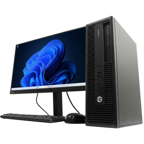 PC - Hp Elitedesk 800 G2 SFF - Core i7 6ta Gen, 16 GB RAM, 120 GB SSD + 500 GB HDD
