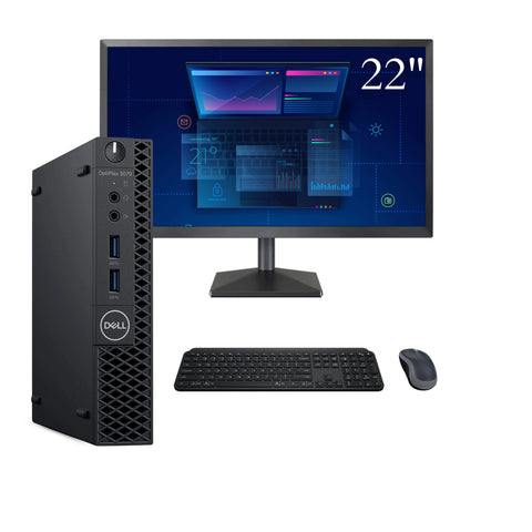 PC – DELL Optiplex Mini 3070 - i5 9na Gen, 8 GB RAM, 240 GB SSD, mini