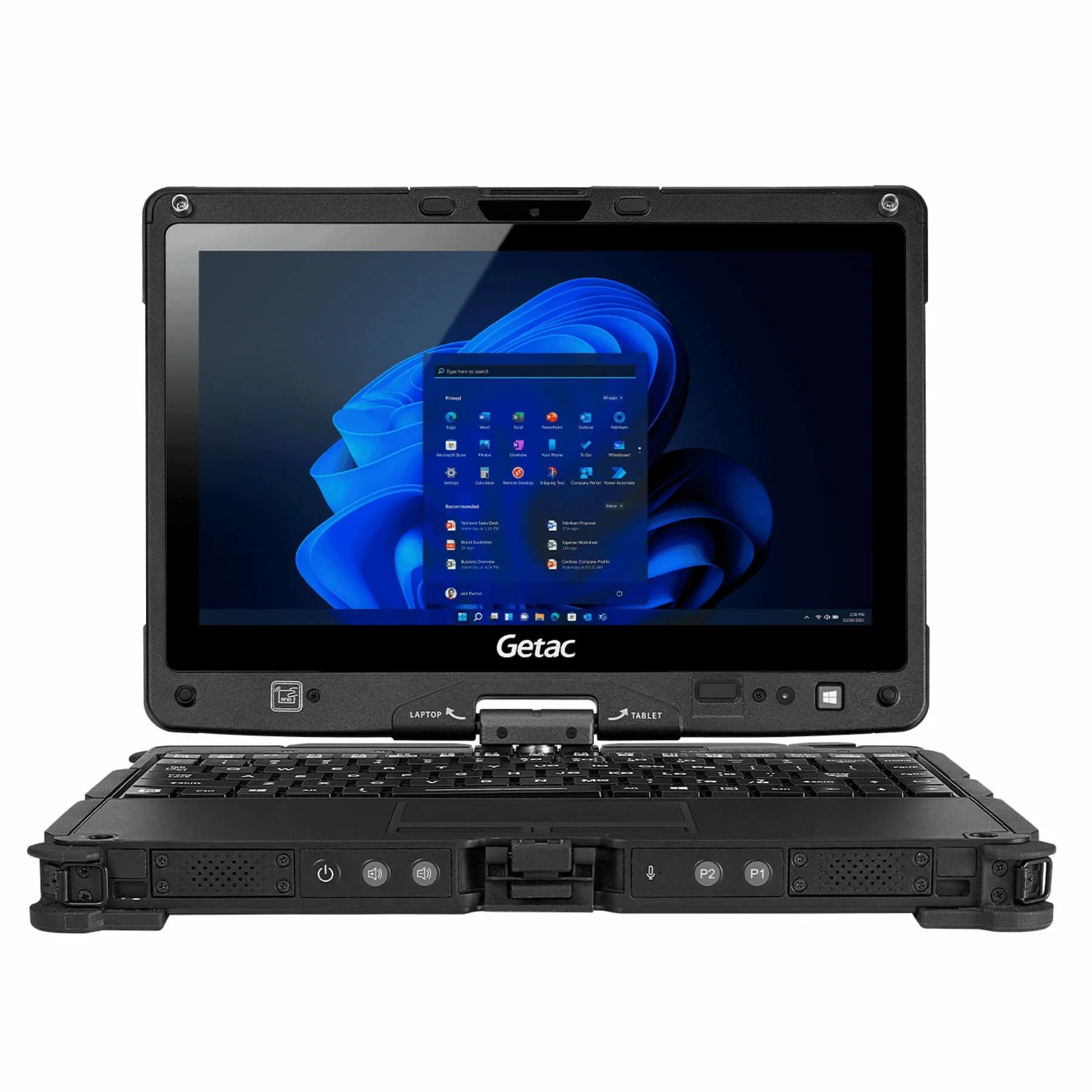 LAPTOP - GETAC V110 - i5 6ta generación, 8 GB RAM, 128 GB SSD, 11.6" Touch