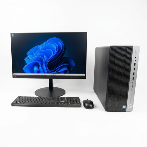 PC - HP Elitedesk 800 G3 TORRE - Core i5 6ta, 16 GB RAM, 120 GB SSD + 500 HDD  + TARJETA DE VIDEO 2 GB