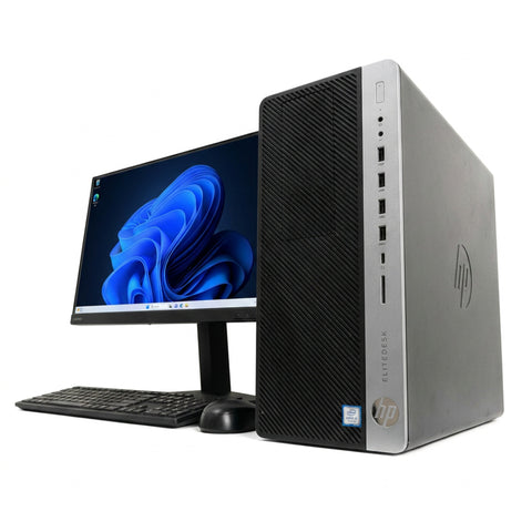 PC - HP Elitedesk 800 G3 TORRE - Core i5 6ta, 16 GB RAM, 120 GB SSD + 500 HDD  + TARJETA DE VIDEO 2 GB
