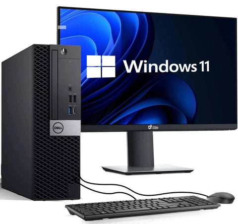 PC - DELL OPTIPLEX 7050 SFF - CORE i5 6TA GEN,  8 GB RAM, 120 GB SSD + 500 GB HDD