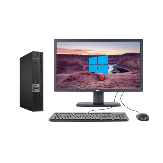 PC - DELL OPTIPLEX 7060 MINI - CORE i7 8VA GEN, 8 GB RAM, 240 GB SSD