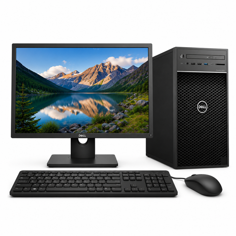 PC - DELL PRECISION 3630 MT - CORE I7 9NA , 16 GB RAM , 240 GB SSD + 1 TB HDD + TARJETA DE VIDEO 4GB