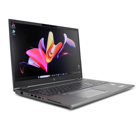 LAPTOP - HP WORKSTATION ZBOOK FURY G8- i7 11va Gen. 32 GB RAM, 1TB SSD, 17.3", 8gb video.