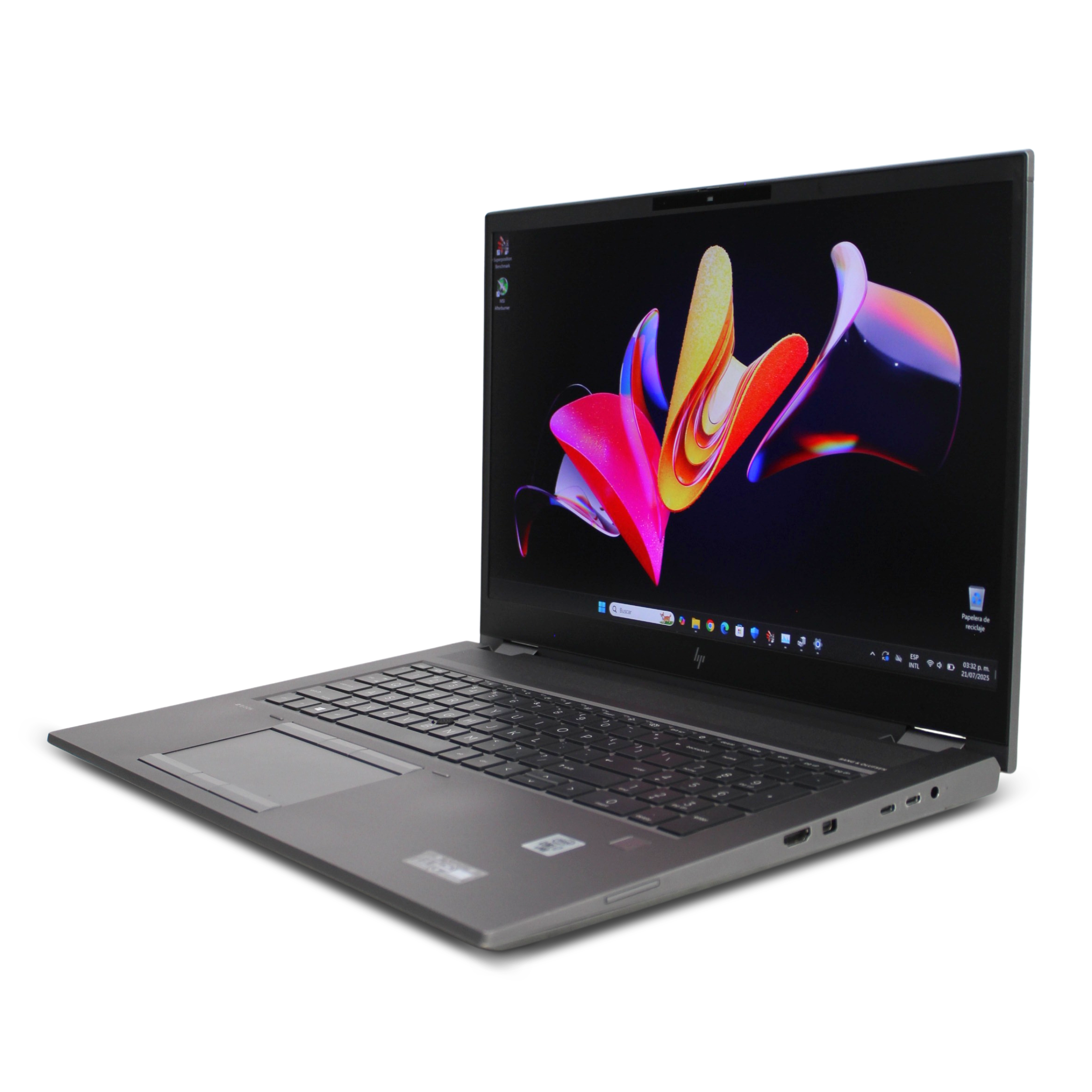 LAPTOP - HP WORKSTATION ZBOOK FURY G7- i7 10ma Gen. 32 GB RAM, 1TB SSD, 17.3", 8gb video.