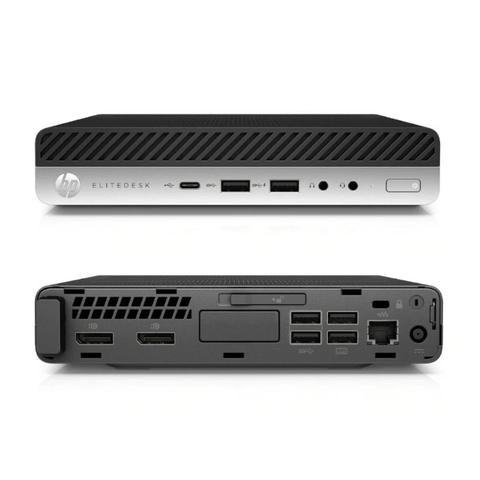 PC - HP ELITEDESK 800 G4 MINI -  CORE i5 8VA GEN, 8 GB RAM, 240 GB SSD, 22" HD