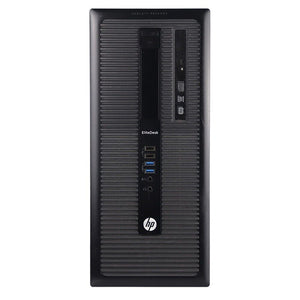 PC - HP ELITEDESK 800 G1 TORRE - CORE i5 4TA GEN, 8 GB RAM, 240 GB SSD, 22"