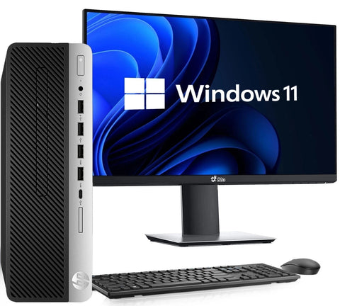 PC - HP ELITEDESK 800 G3 TORRE - CORE i7 6TA GEN, 8 GB RAM, 120 GB SSD + 500 GB HDD