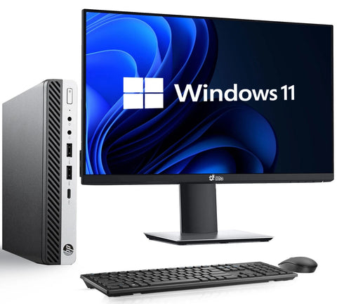 PC - HP ELITEDESK 800 G4 MINI -  CORE i5 8VA GEN, 8 GB RAM, 240 GB SSD