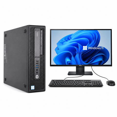 5 PZS - HP PRODESK 600 G2 SFF - CORE i5 6ta Gen, 8GB RAM, 120GB SSD + 500GB HDD