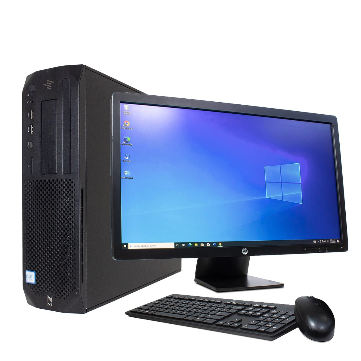 PC - HP Z2 WORKSTATION G4 SFF - CORE i7 8VA GEN,  16 GB RAM, 240 GB SSD + 1 TB HDD + GRAFICA 4 GB