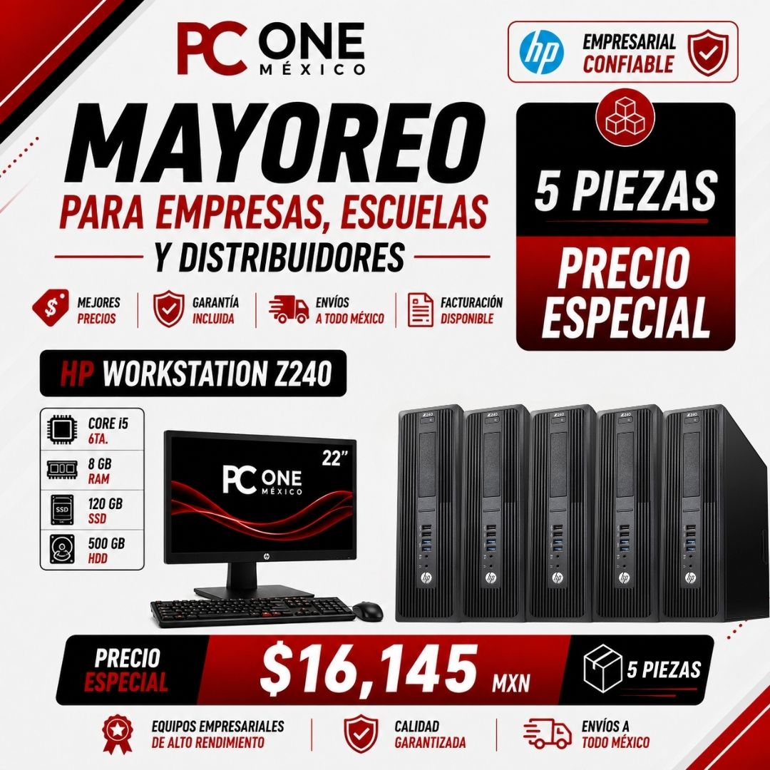 5 PZS HP PC - HP WORKSTATION Z240 SFF -  Core i5 6ta Gen, 8 GB RAM, 120 GB SSD + 500 GB HDD