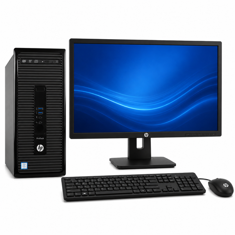 PC - HP Prodesk 400 G3 MT - Core i5 6ta - 8GB RAM, 120 GB SSD + 500 GB HDD
