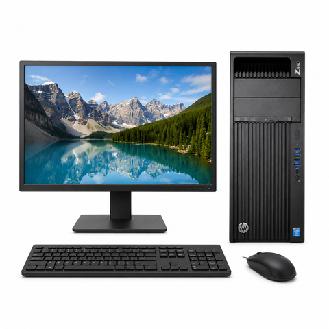 PC - Hp Z440 Workstation Torre - Xeon 3ra Gen, 16 GB Ram, 240 GB SSD + 1 TB HDD + Tarjeta de video 4 GB