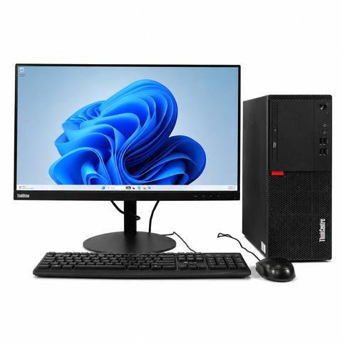 PC - LENOVO THINKCENTRE M710T MT- CORE I5 7MA GEN, 16 GB RAM, 240 GB SSD + 1 TB HDD