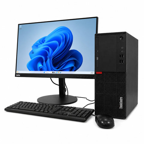 PC - LENOVO THINKCENTRE M710T MT- CORE I5 7MA GEN, 16 GB RAM, 240 GB SSD + 1 TB HDD