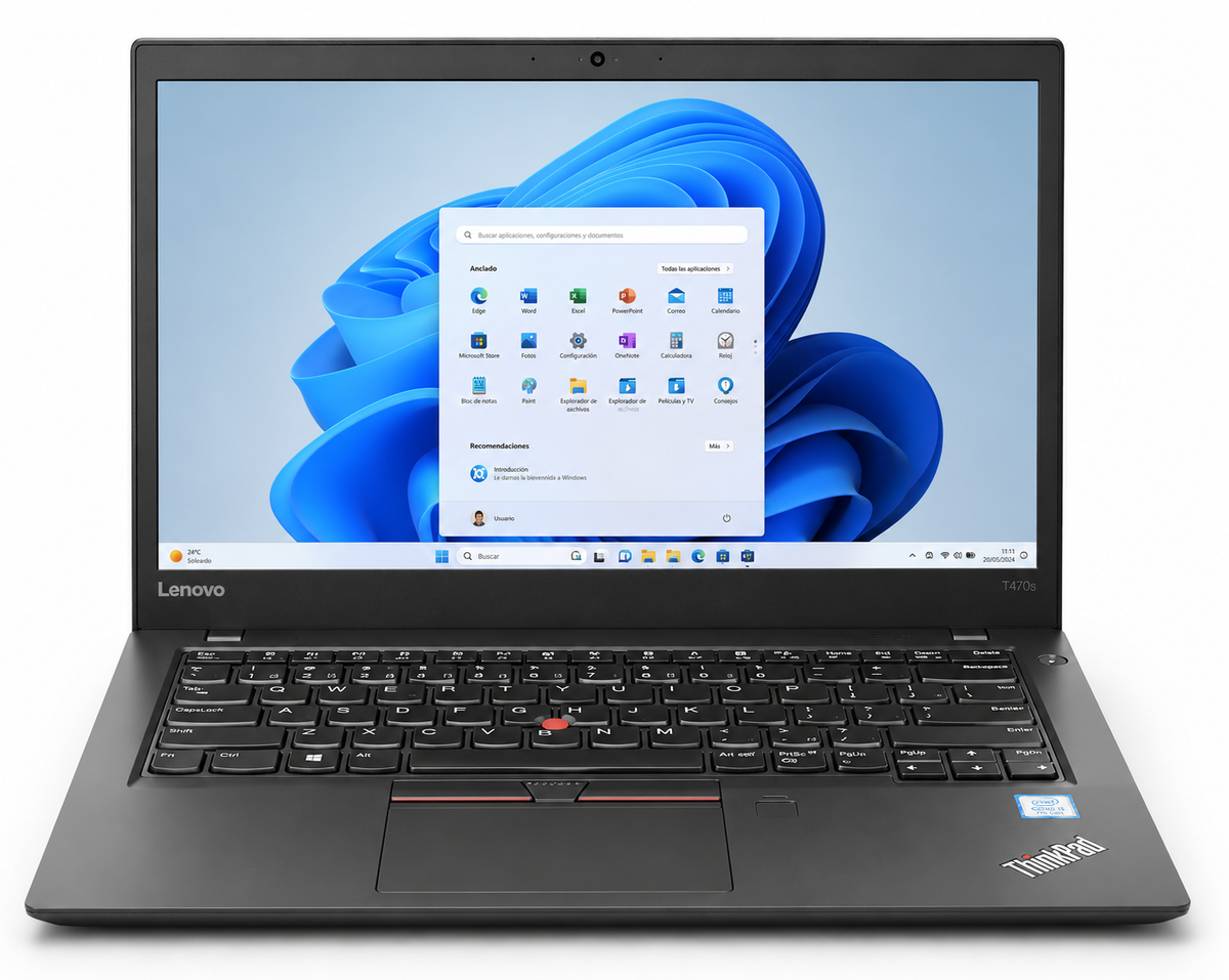 Laptop - Lenovo Thinkpad T470 - CORE i5 6ta GEN, 8GB RAM, 240 GB SSD, 14"