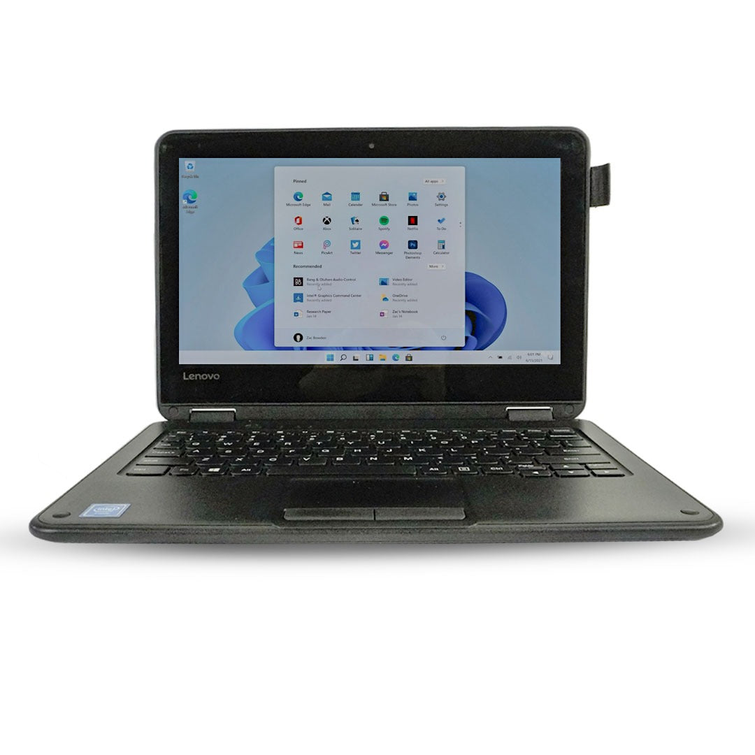 LAPTOP - LENOVO 300e 2dA GEN - Intel Inside, 4 GB RAM,2 gb ssd , 11.6"