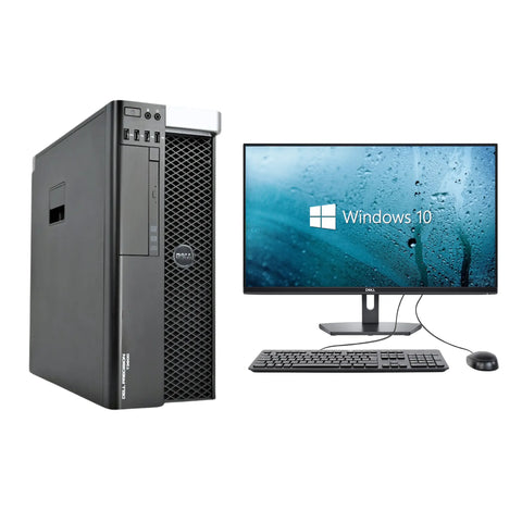 PC - Dell Precision T3600 - Xeon 3ra Gen. 16 GB RAM, 240 GB SSD, 4 GB Video, Torre