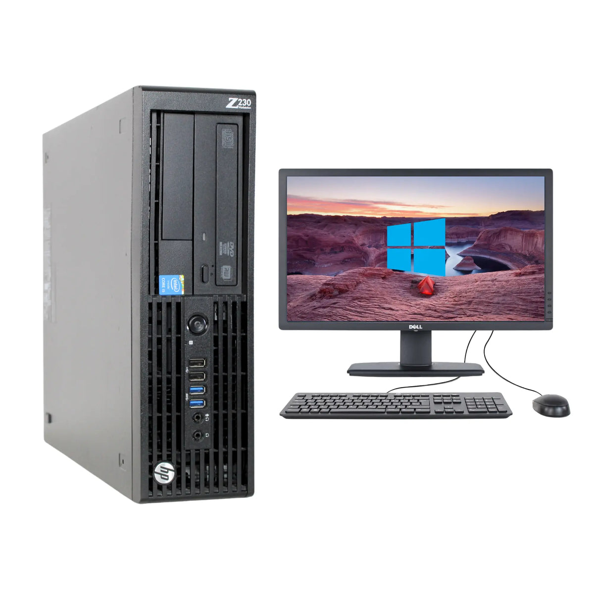 PC - HP Z230 Workstation | i3 4ta Gen. | 8 GB RAM 240 GB SSD | SFF