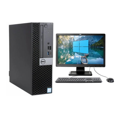 PC - DELL OPTIPLEX 7050 - i5 7ma Gen. 8 gb ram, 240 gb ssd, sff.