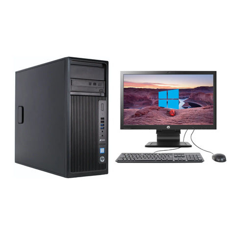 PC - HP Workstation Z240 | i7 6ta Gen. | 8 GB RAM | 240 GB SSD  | Torre