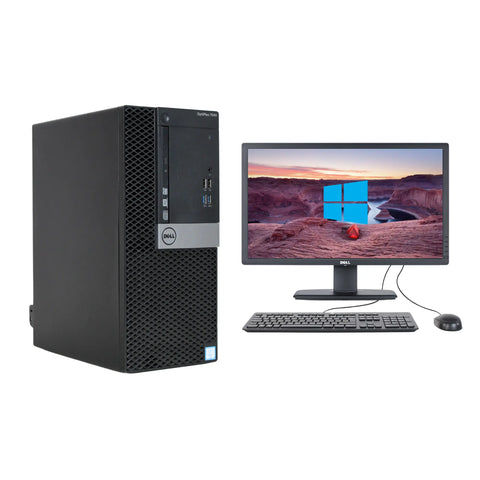 PC - DELL OPTIPLEX 7040 - i7 6ta Gen. 8 GB RAM, 480 GB SSD, MT