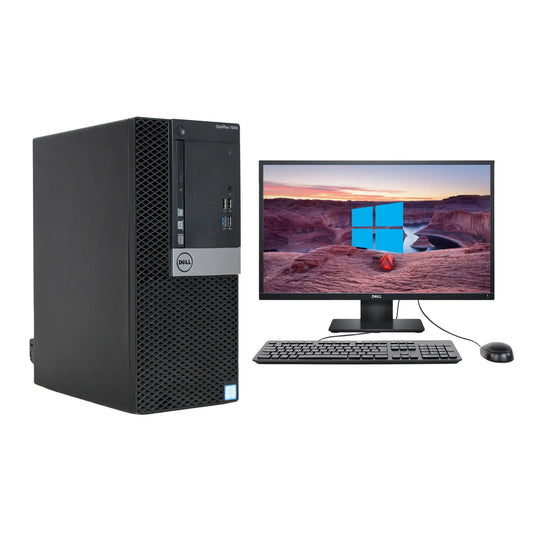 PC - DELL OPTIPLEX 7040 - i7 6ta Gen. 8 GB RAM, 240 GB SSD + 500 hdd MT