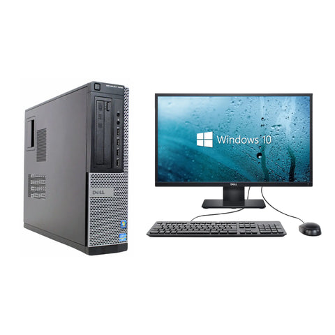 PAQUETE - 5 Equipos completos dell optiplex 7010  i7 de 3ra con monitores de 22"SFF