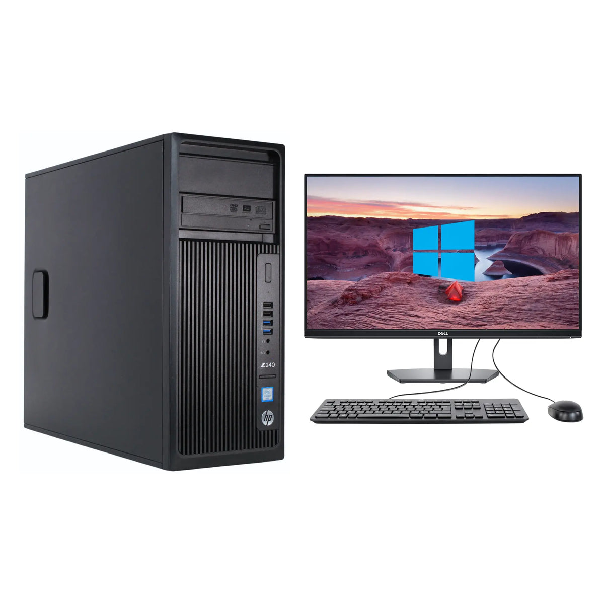PC - HP Workstation Z240 Torre - Core i7 6ta Gen, 16 GB RAM, 120 GB SSD + 1 TB HDD