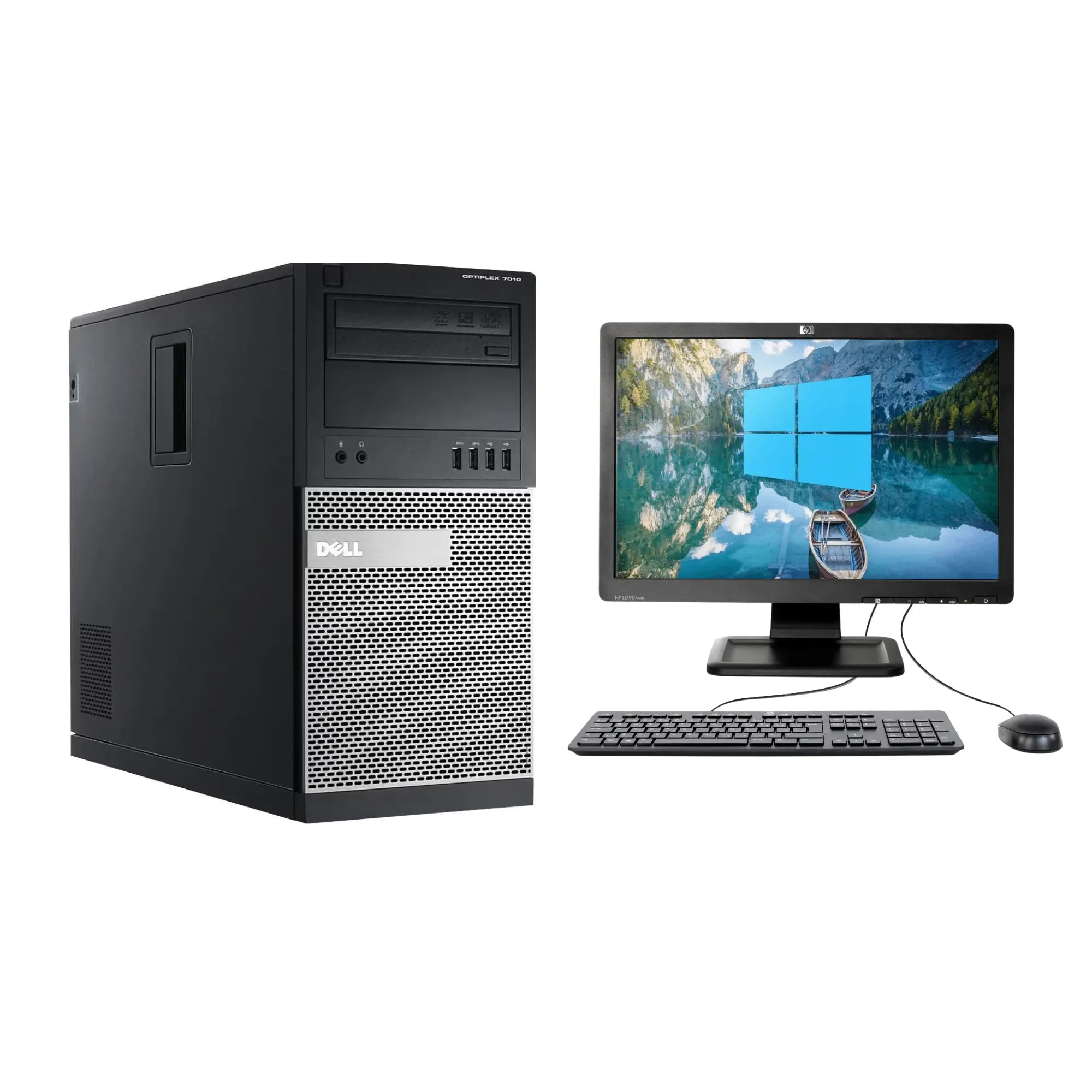 PC - DELL OPTIPLEX 7010 - i7 3ra Gen. 8 GB RAM,  240GB SSD + 500GB HDD, 1GB video, MT