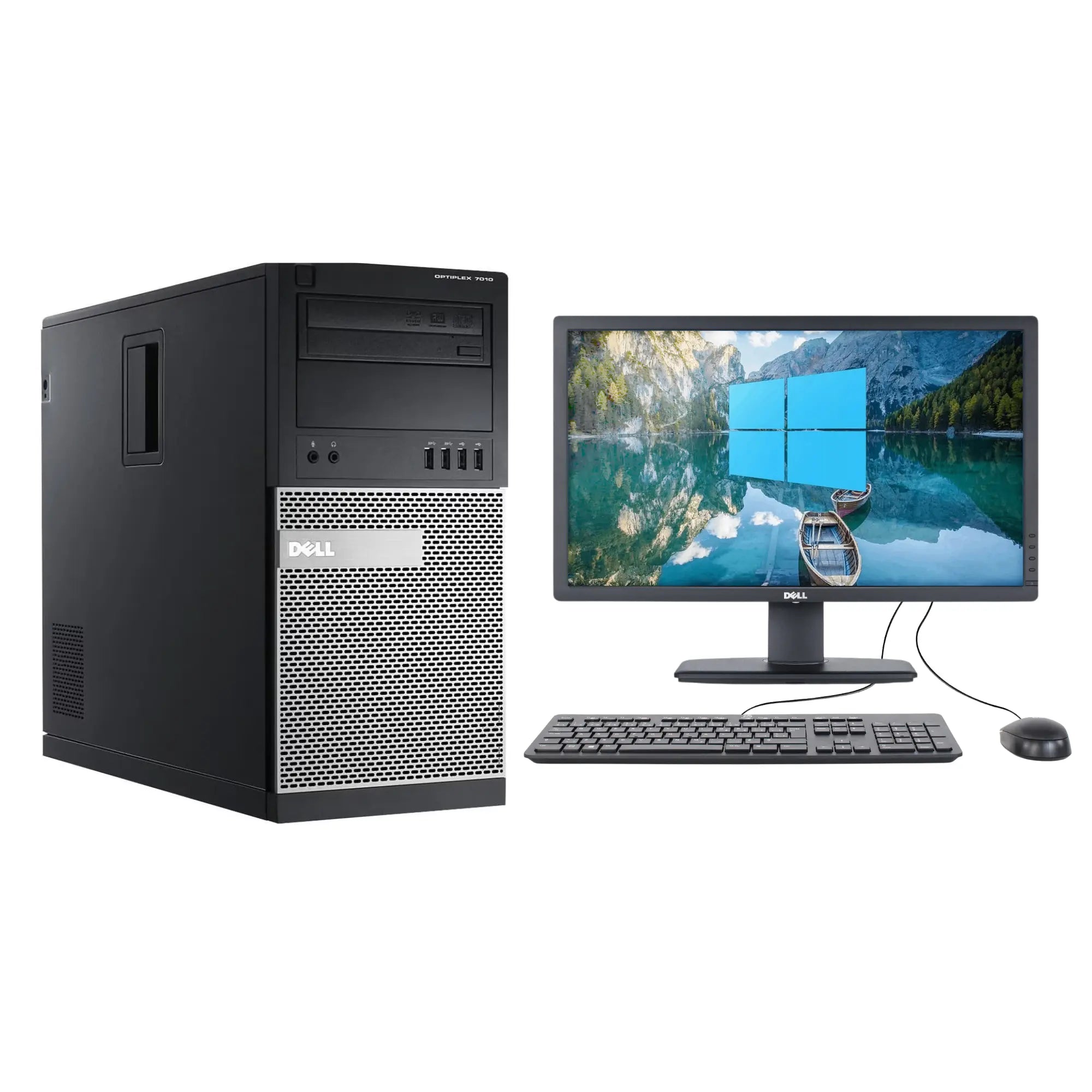 PC - DELL OPTIPLEX 7010 - i7 3ra Gen. 8 GB RAM,  240GB SSD + 500GB HDD, 1GB video, MT