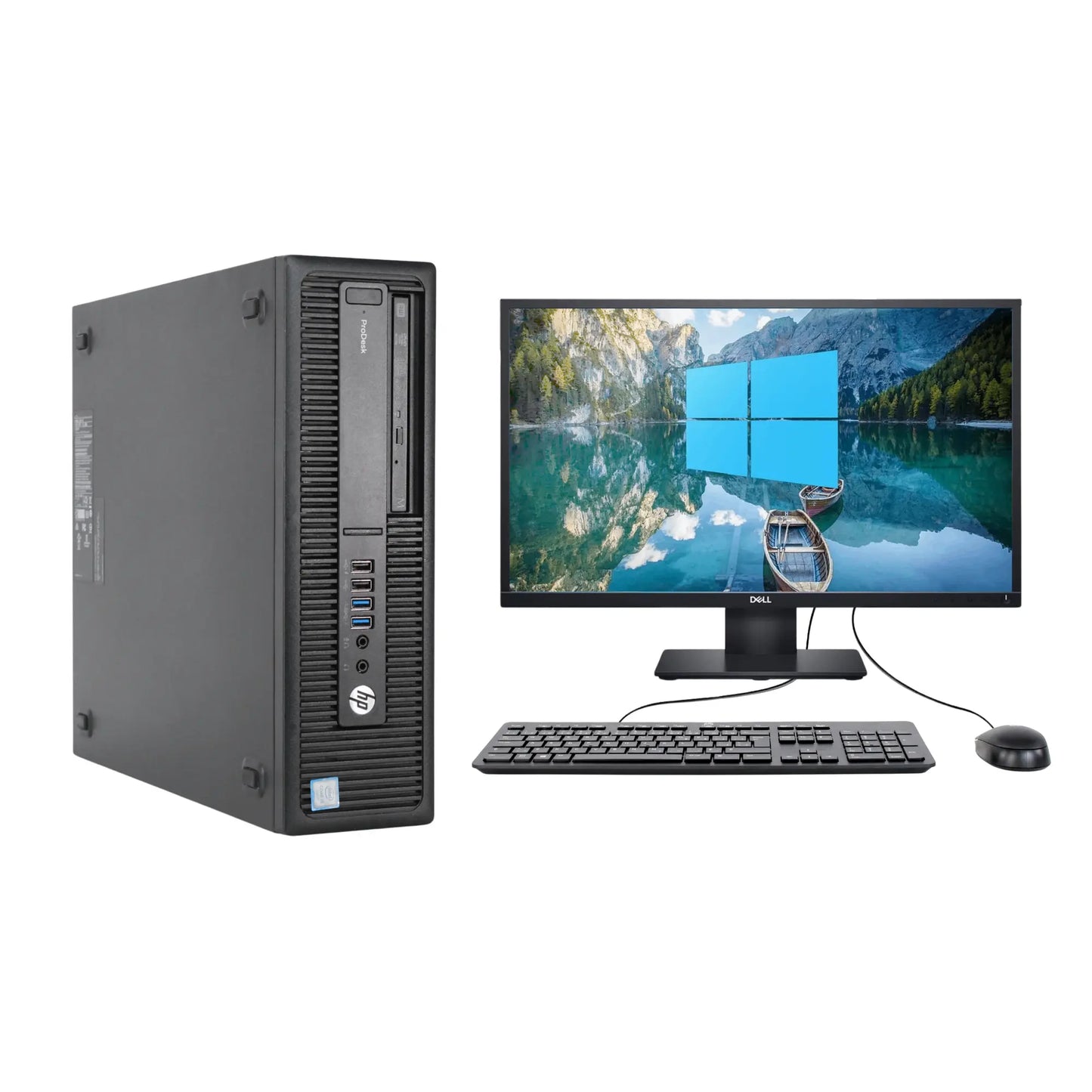 PC- HP PRO DESK 600 G2 - i3 6ta Gen. 8 GB RAM, 240 GB SSD, SFF