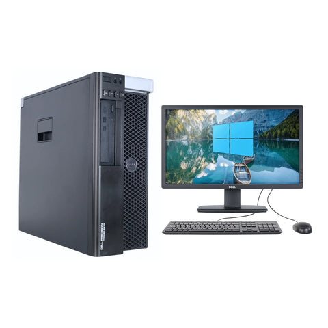 PC - DELL PRECISION T5810 - XEON 6ta. 32 GB RAM, 240 GB SSD, + 1 TB hdd, 8 GB video, torre.