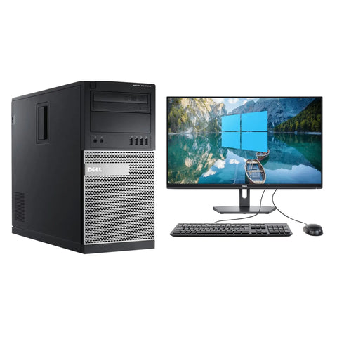 PC - DELL OPTIPLEX 7010 - i7 3ra Gen. 8 GB RAM,  240GB SSD + 500GB HDD, 1GB video, MT