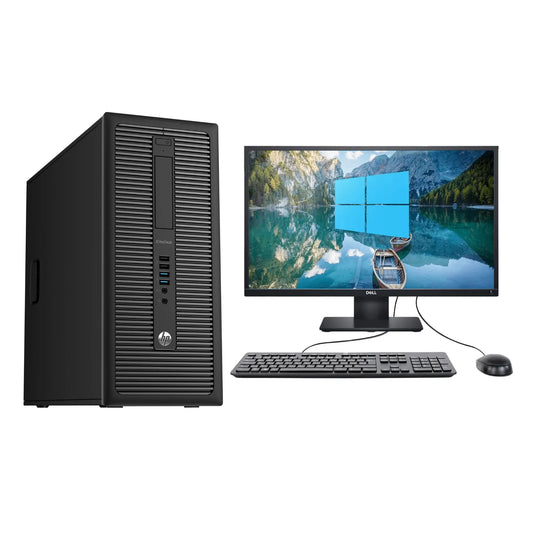 PC - HP ProDesk 800 G1 | i5 4ta Gen. | 8 GB RAM | 240 GB SSD + 500 GB HDD | 4 GB Vídeo | MT